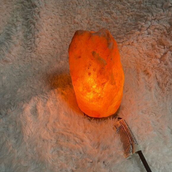 Table Lamp Salt Crystal Lighting Ambiance Home Art Deco . - Picture 1 of 15